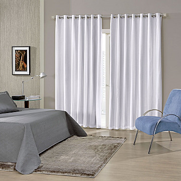 CORTINA PRATIKA 5,40m x 2,80m LISA CROMO